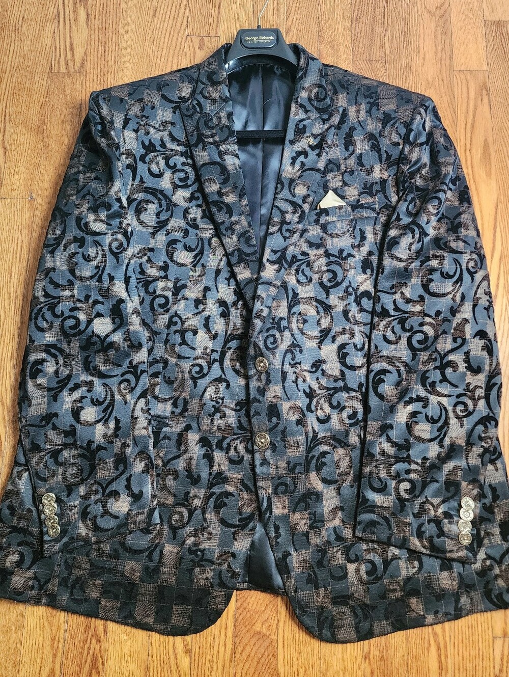 NEW Fabmark Men's Designer Blazer - Size 52 Slim Fit